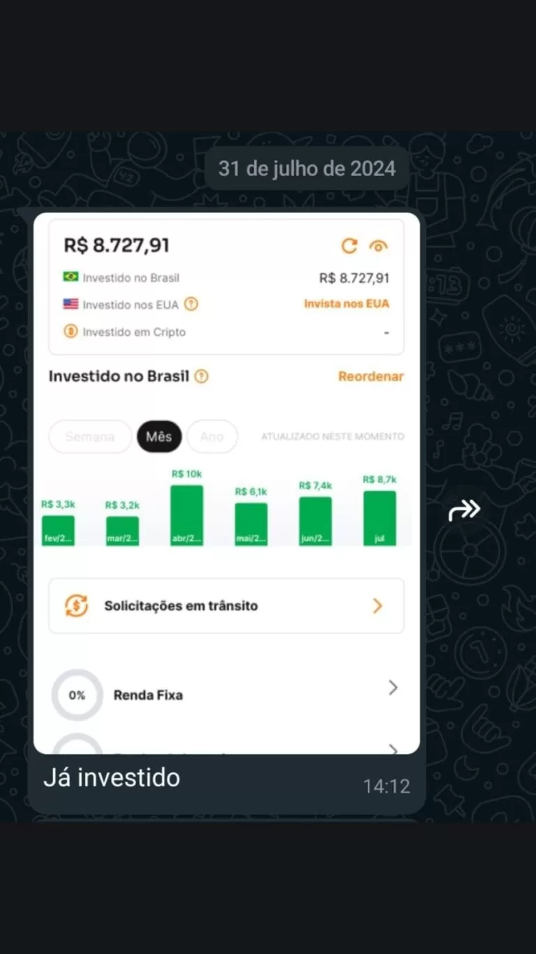 Depoimento de cliente