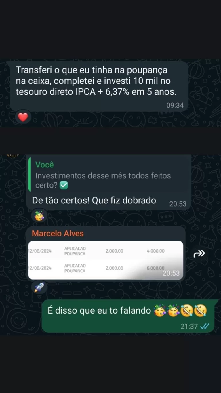 Depoimento de cliente