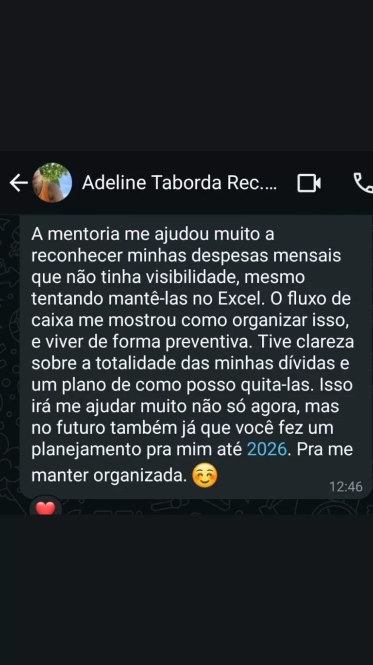 Depoimento de cliente